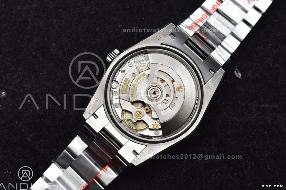 Best President 36 Weight) Bracelet Edition on Dial Grey Steel vr3255 684 SS 904L Efficient Roman QF (Gain V5 DayDate 0724